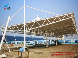 黃驊港旅游碼頭展銷品遮陽棚